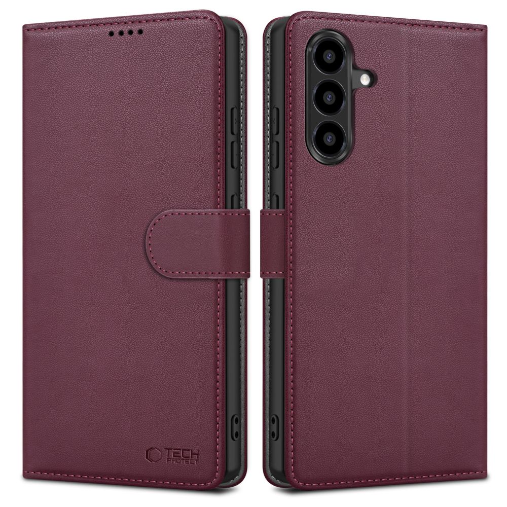 Tech-Protect Wallet Ümbris jaoks Samsung Galaxy A56 5G - Burgundy