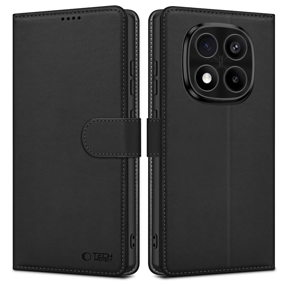 Tech-Protect Wallet Ümbris jaoks Xiaomi Redmi Note 14 Pro 5G / 14 Pro+ 5G / Poco X7 5G - Matte must