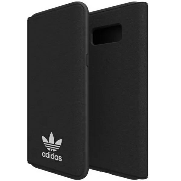 Adidas OR Booklet Ümbris Basic jaoks Samsung Galaxy S8+ - must