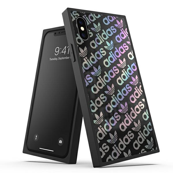 Adidas OR Square Ümbris jaoks iPhone X / Xs - must