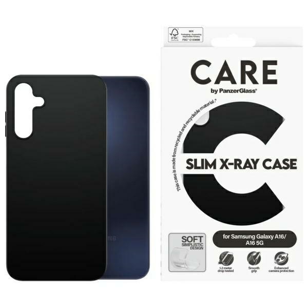 CARE by PanzerGlass Fashion Ümbris jaoks Samsung Galaxy A16 / A16 5G - Must