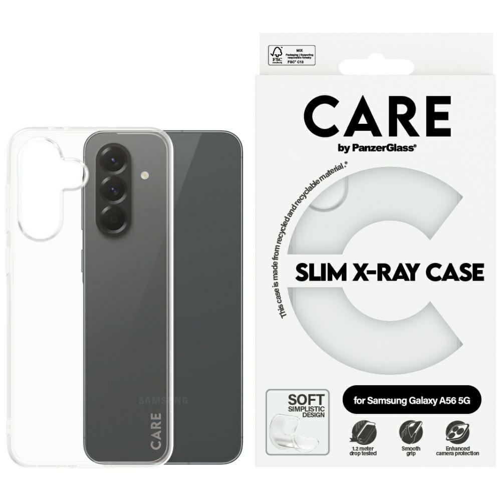 CARE by PanzerGlass Fashion X-Ray Ümbris jaoks Samsung Galaxy A56 5G - Läbipaistev