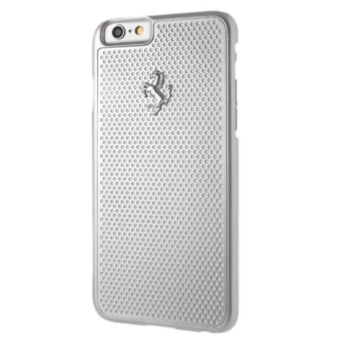 Ferrari Perforated Aluminum ümbris jaoks iPhone 6 / 6S - hõbedane
