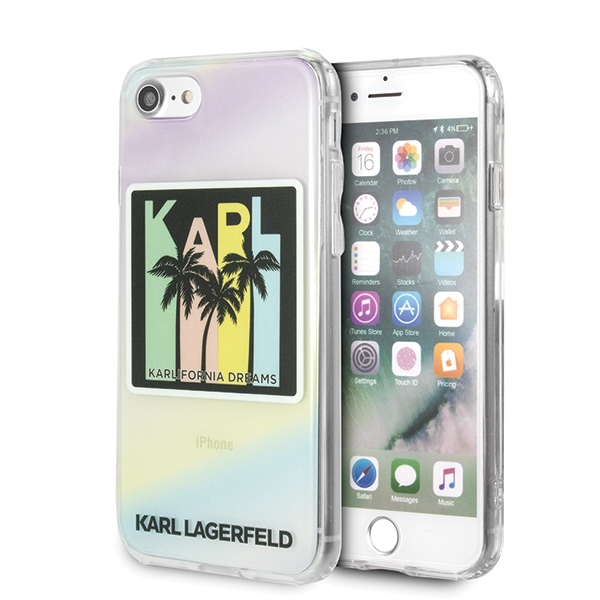 Karl Lagerfeld California Dreams ümbris jaoks iPhone 7 / 8 / SE 2020 / SE 2022 - multicolor