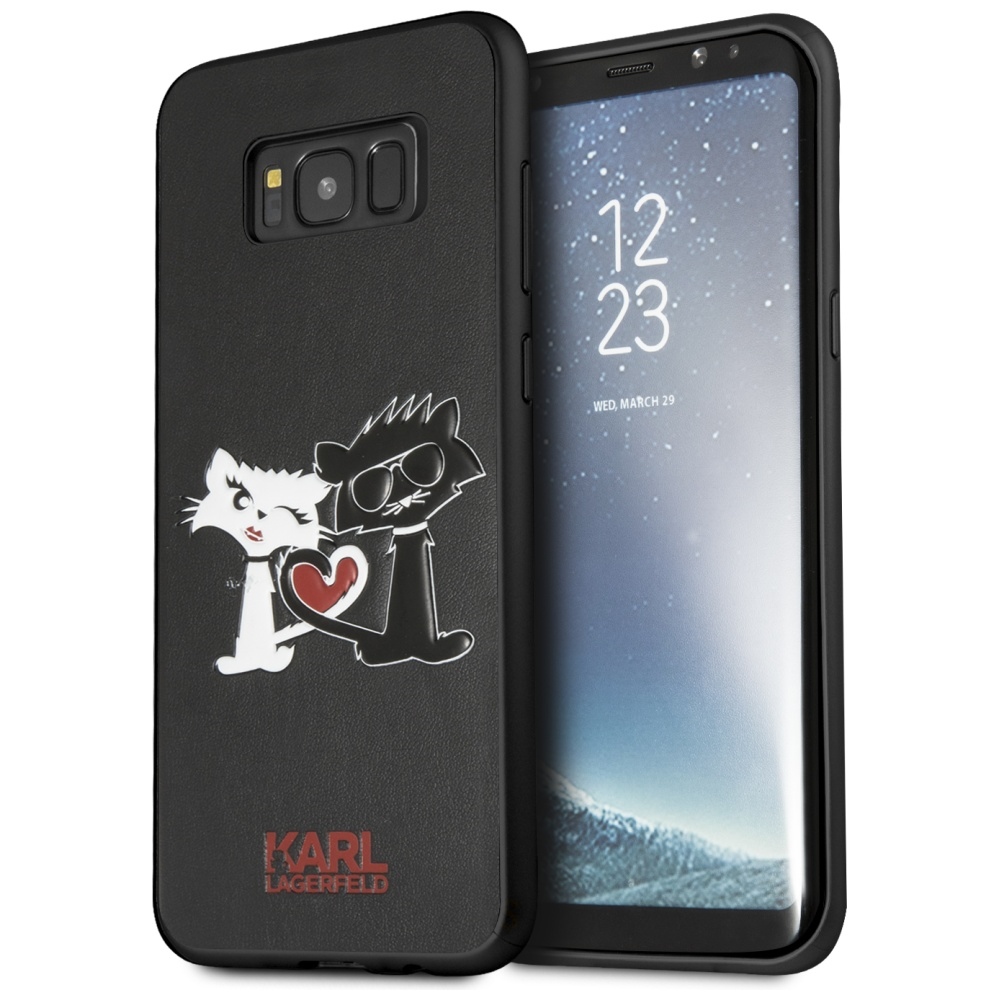 Karl Lagerfeld Choupette In Love Ümbris jaoks Samsung Galaxy S8 Plus - must