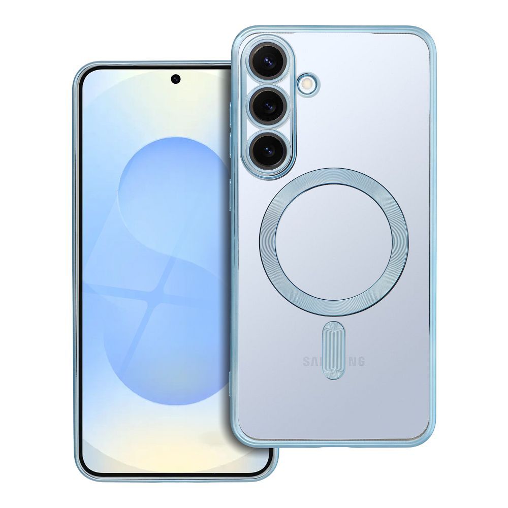 ELECTRO MAG COVER case compatible with MagSafe jaoks SAMSUNG S25 Plus sinine