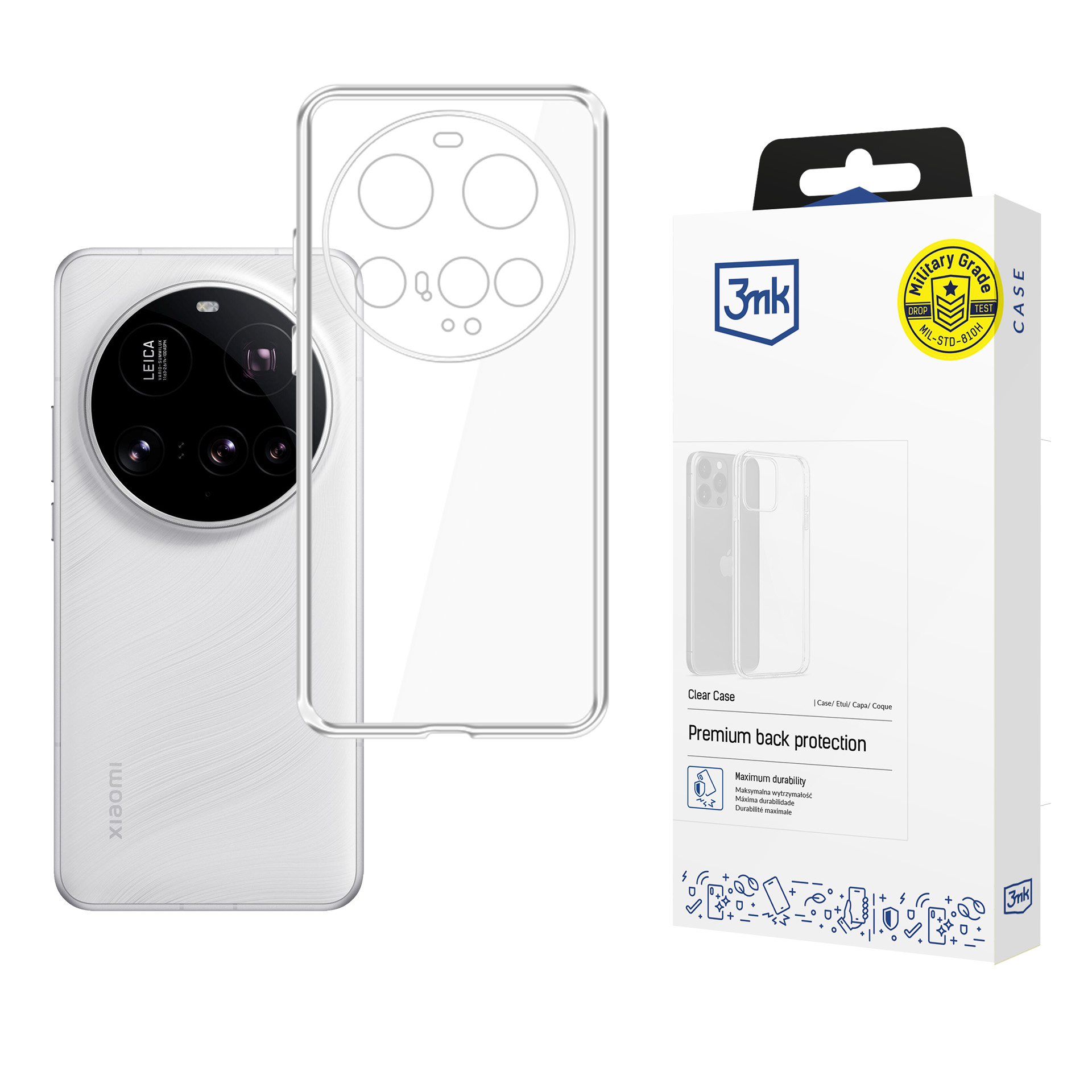 3mk Clear Ümbris jaoks Xiaomi 15 Ultra - läbipaistev