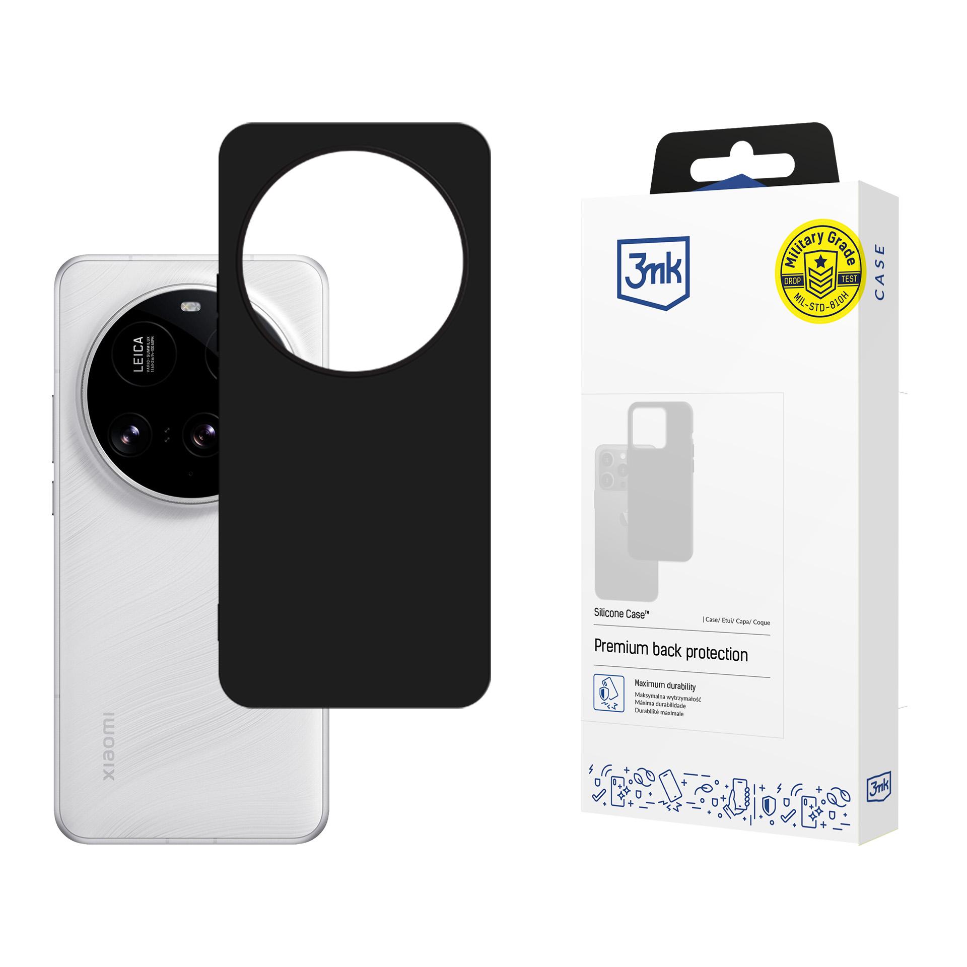 3mk Silicone Ümbris jaoks Xiaomi 15 Ultra - must