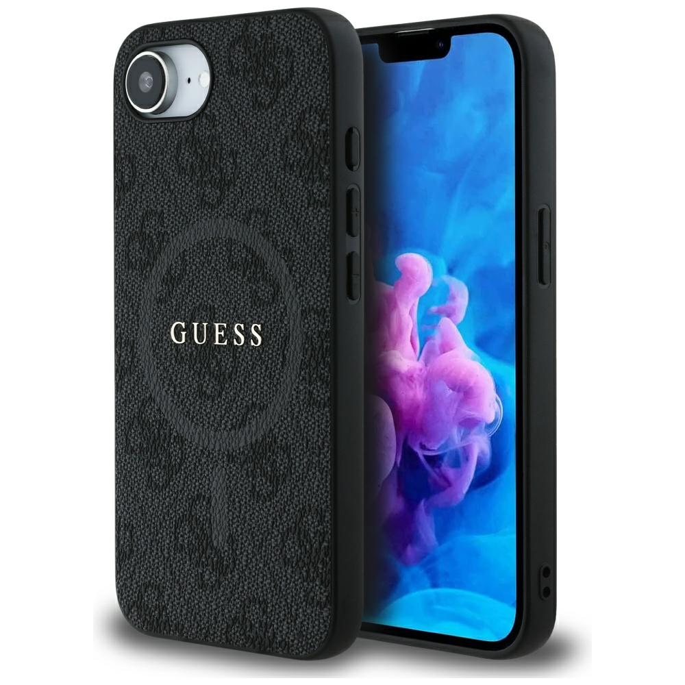 Guess PU Leather 4G Colored Ring Ümbris with MagSafe jaoks iPhone 16e - must