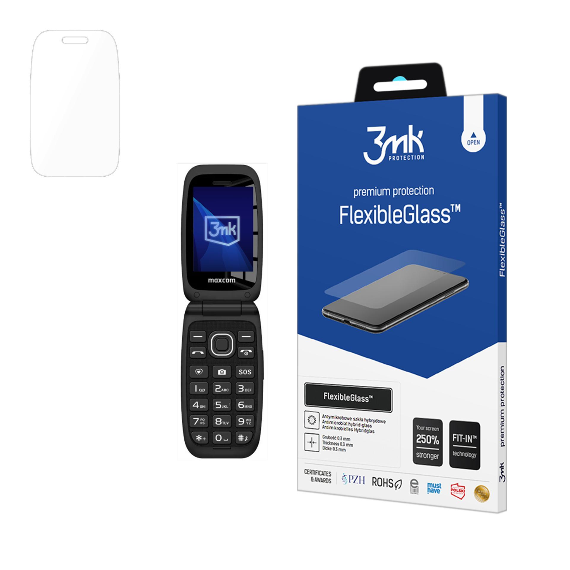 Hübriidklaas 3mk FlexibleGlass jaoks Maxcom Comfort MM828