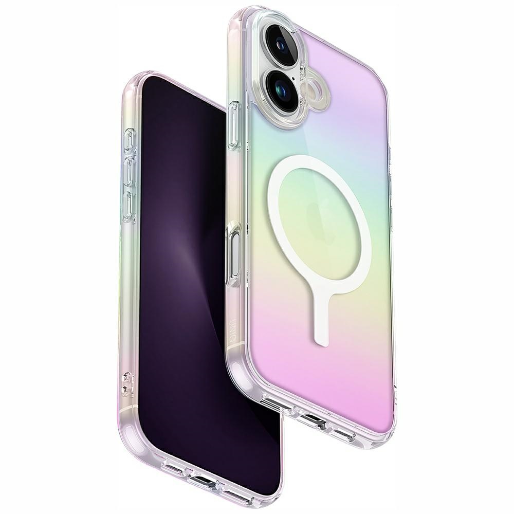 Uniq Iridescia Magclick Charging Ümbris jaoks iPhone 16 - Multicolor
