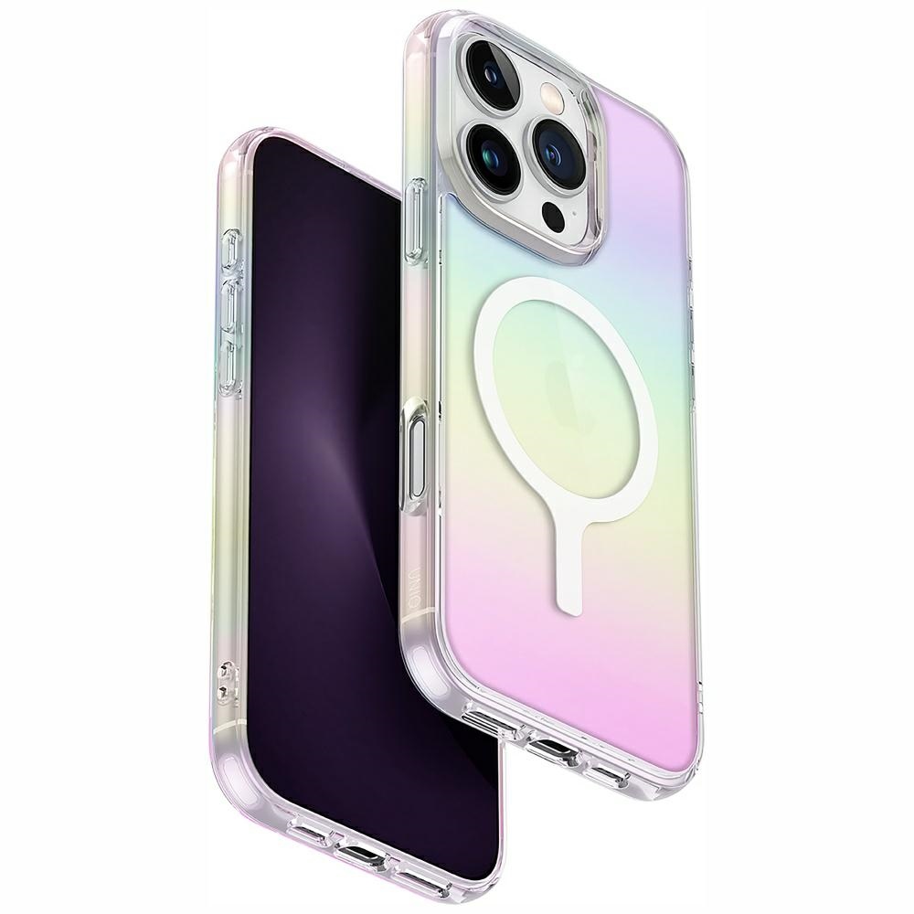 Uniq Iridescia Magclick Charging Ümbris jaoks iPhone 16 Pro - Multicolor