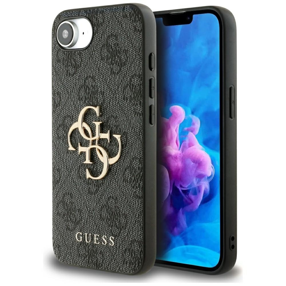 GUESS ümbris jaoks IPHONE 16e (SE 4 2025) GUHCPSE44GMGGR (4G PU Big Logo) must