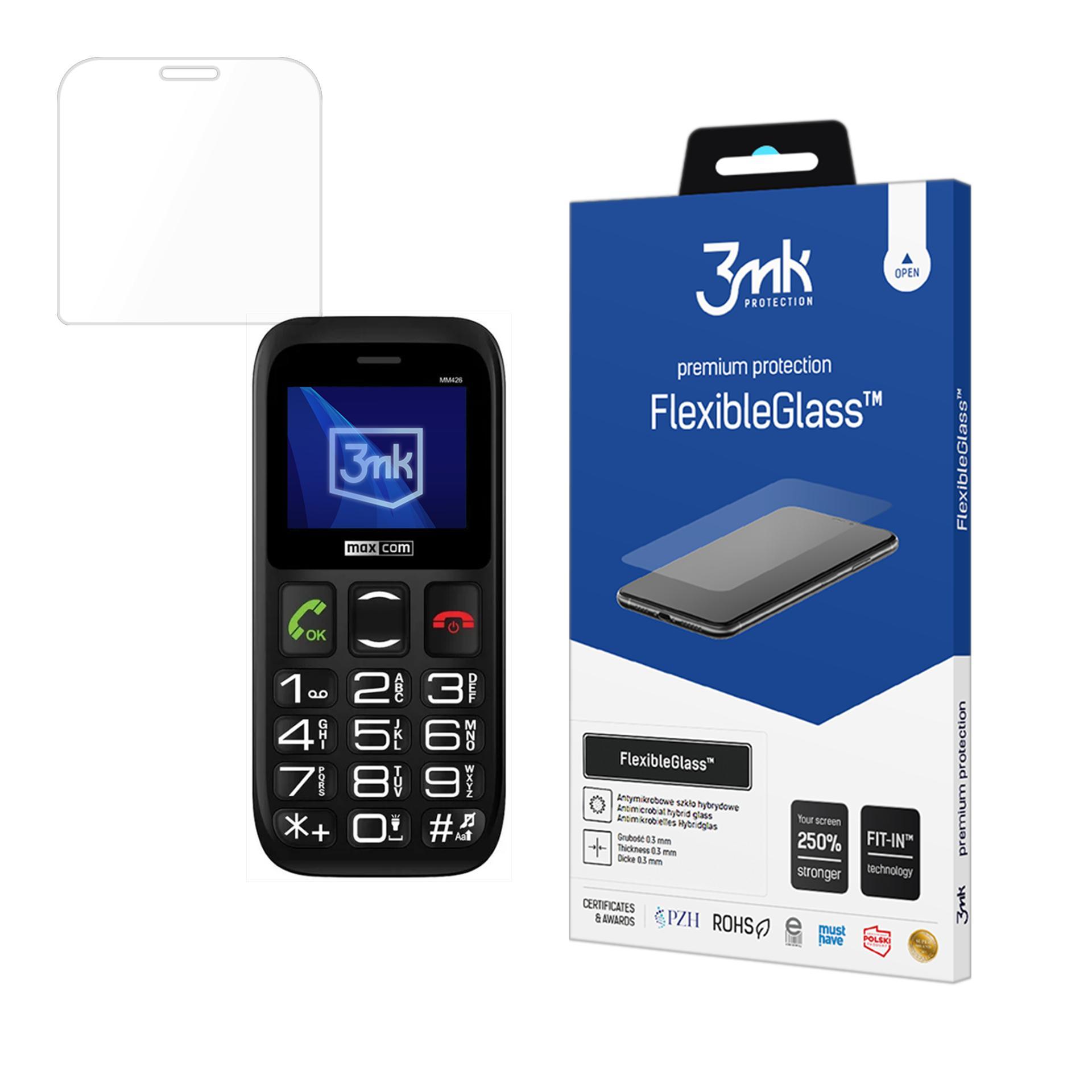 Hübriidklaas 3mk FlexibleGlass jaoks Maxcom Comfort MM426