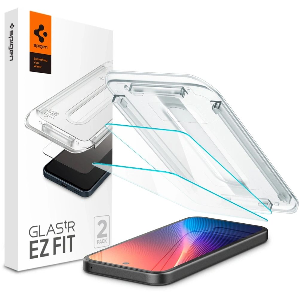 Spigen Glas.TR "Ez Fit" Karastatud klaas 2-pack jaoks Google Pixel 9A - Clear