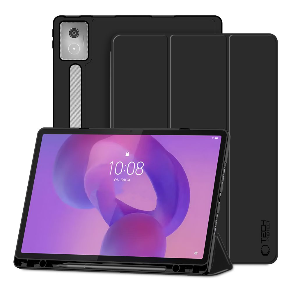 Tech-Protect SC Pen Ümbris jaoks Lenovo Idea Tab Pro / Pro MT 12.7 TB-373 - Must
