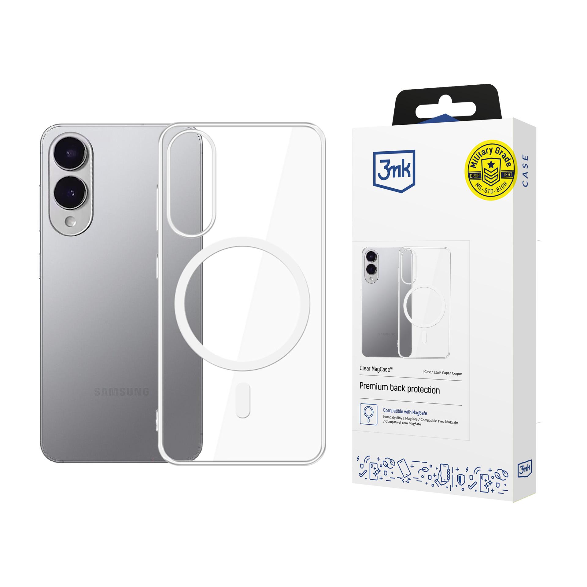 Ümbris 3mk Clear MagCase Samsung S937 S25 Edge