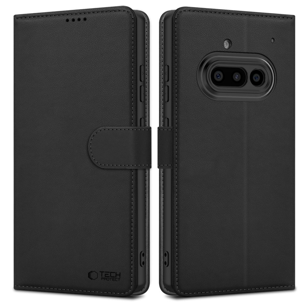 Tech-Protect Wallet Ümbris jaoks Nothing Phone 3A - Matte Must
