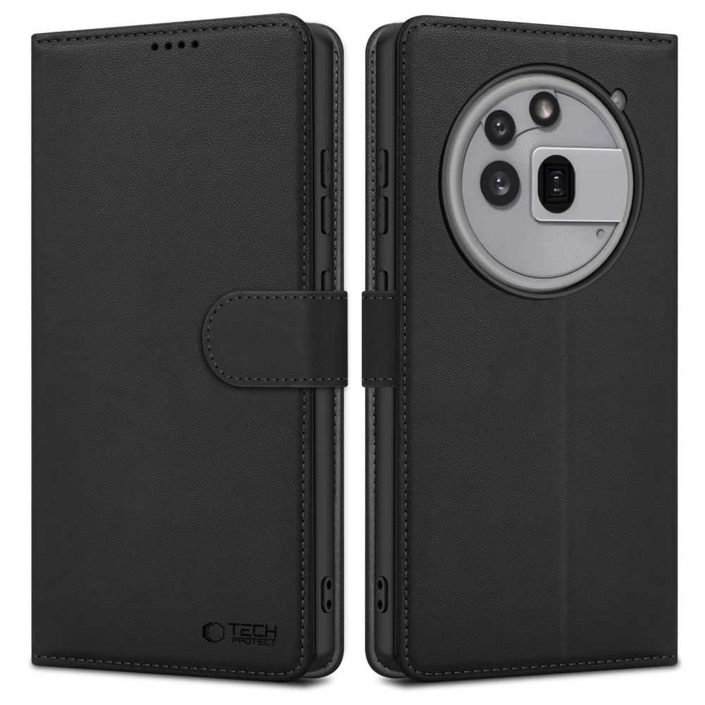 Tech-Protect Wallet Ümbris jaoks Nothing Phone 3A Pro - Matte Must
