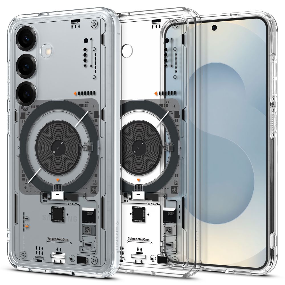 Spigen Ultra Hybrid Mag Ümbris jaoks Samsung Galaxy S25 Neo One - Clear
