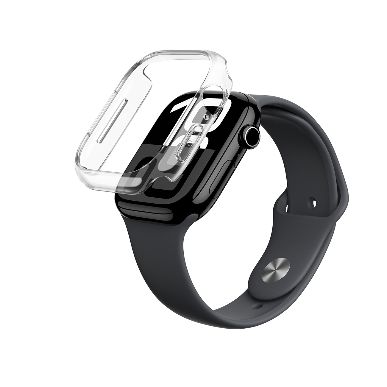 AmazingThing Minimal Ümbris jaoks Apple Watch 46mm - Clear