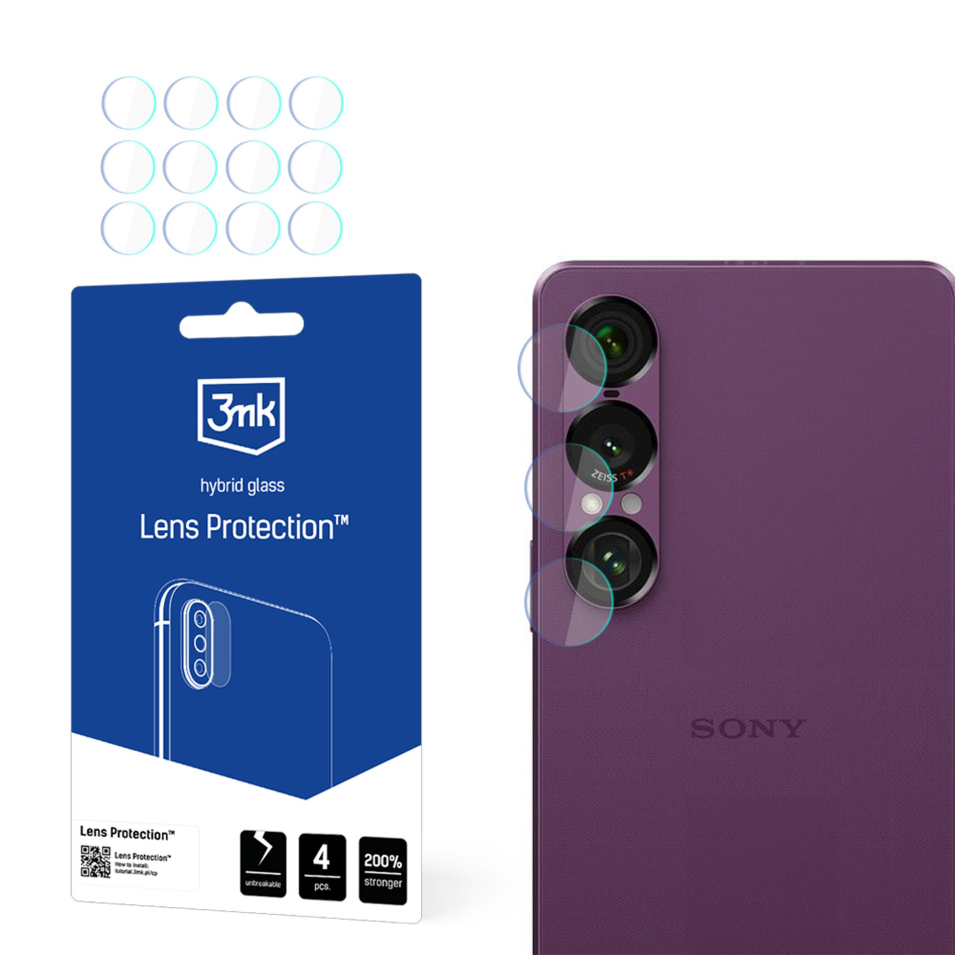3mk Lens Protection Hybrid Glass jaoks Camera Lens on Sony Xperia 1 VII