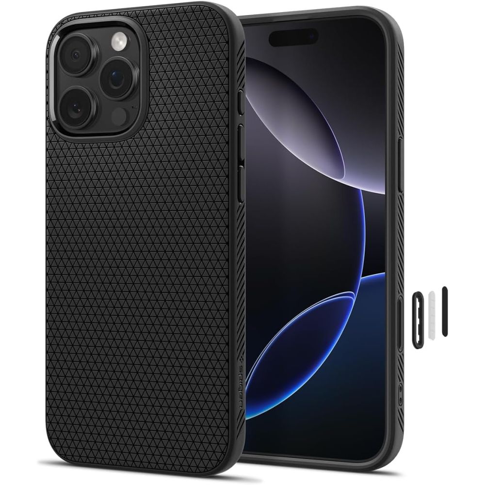 Spigen Liquid Air ”T” MagSafe Ümbris jaoks iPhone 16 Pro Max - Matt Must