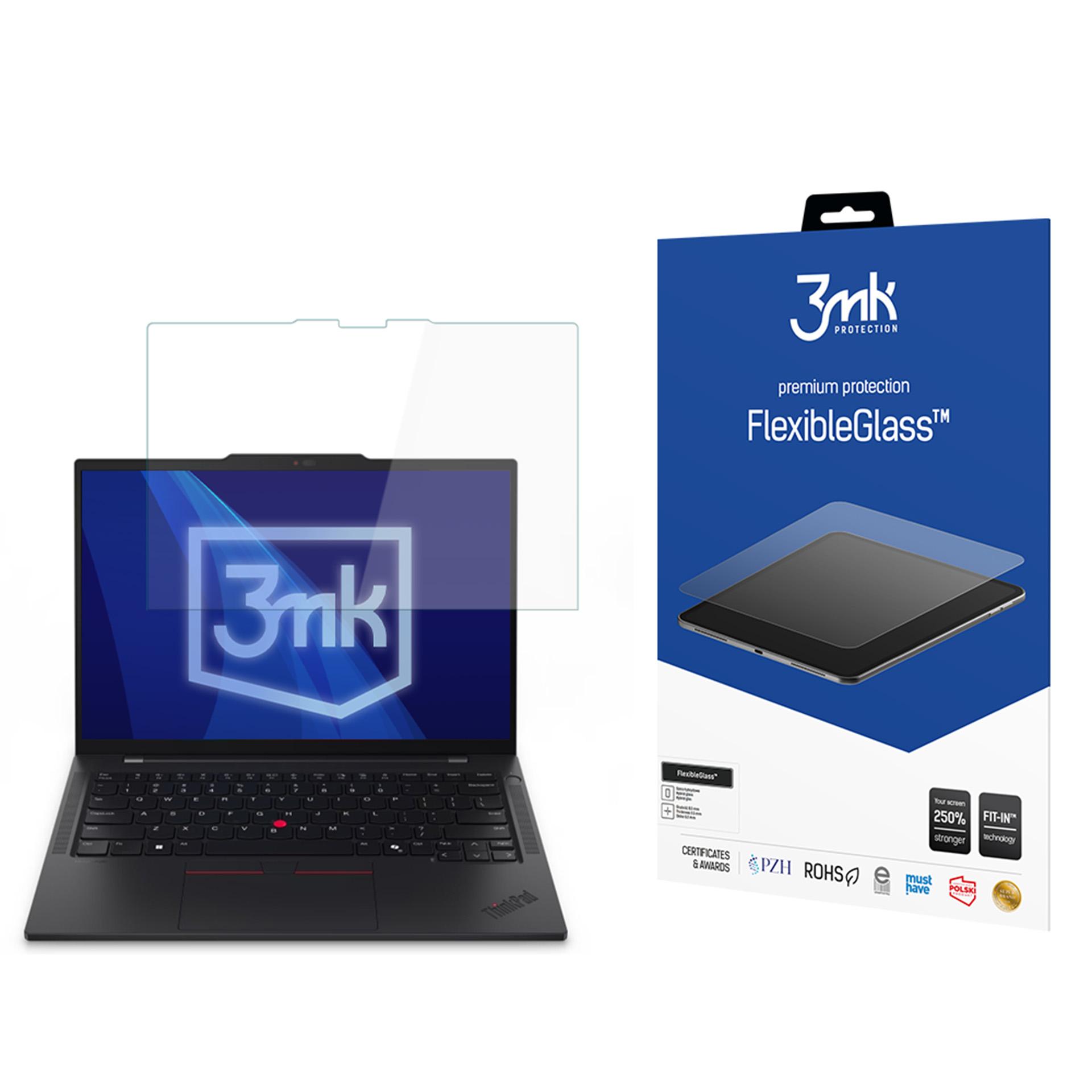 Hybrid Glass 3mk FlexibleGlass jaoks Lenovo ThinkPad T14s 2in1 Gen 1