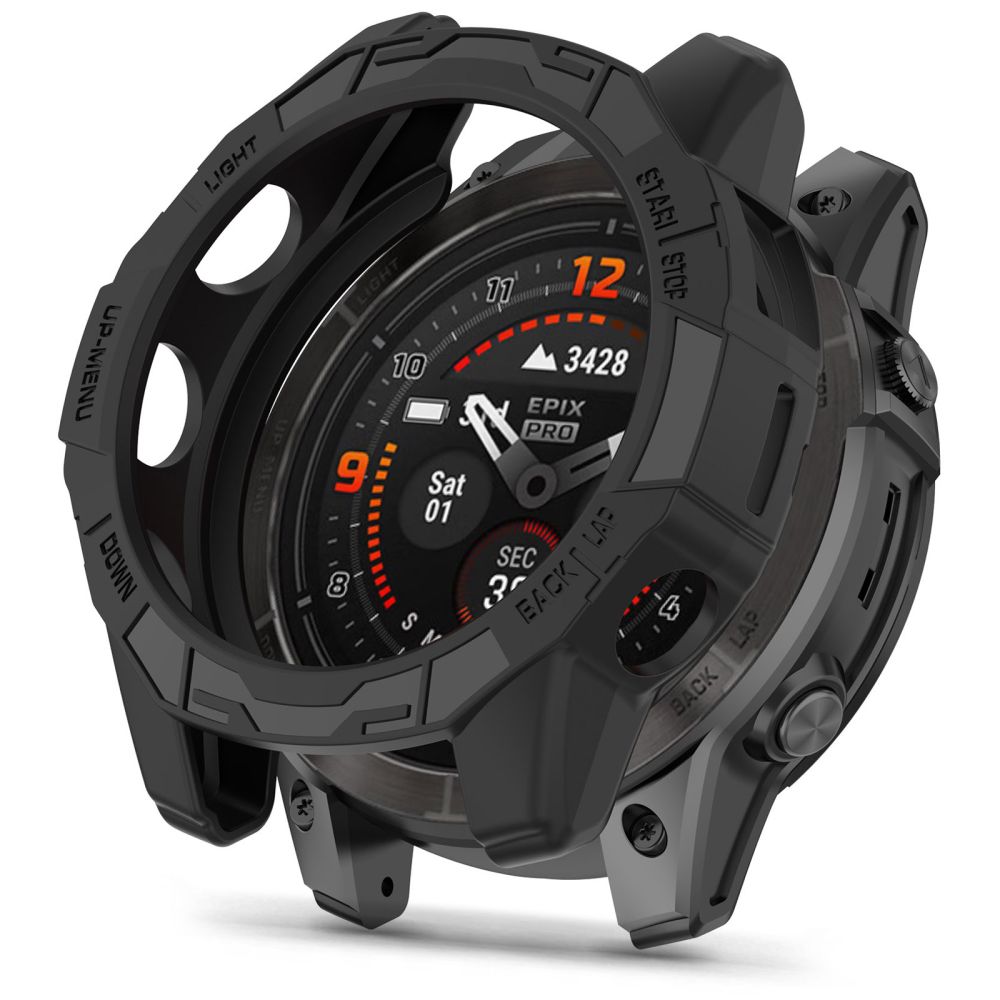 Tech-Protect Defense Air Ümbris jaoks Garmin Fenix 7 / 7 Pro - Must
