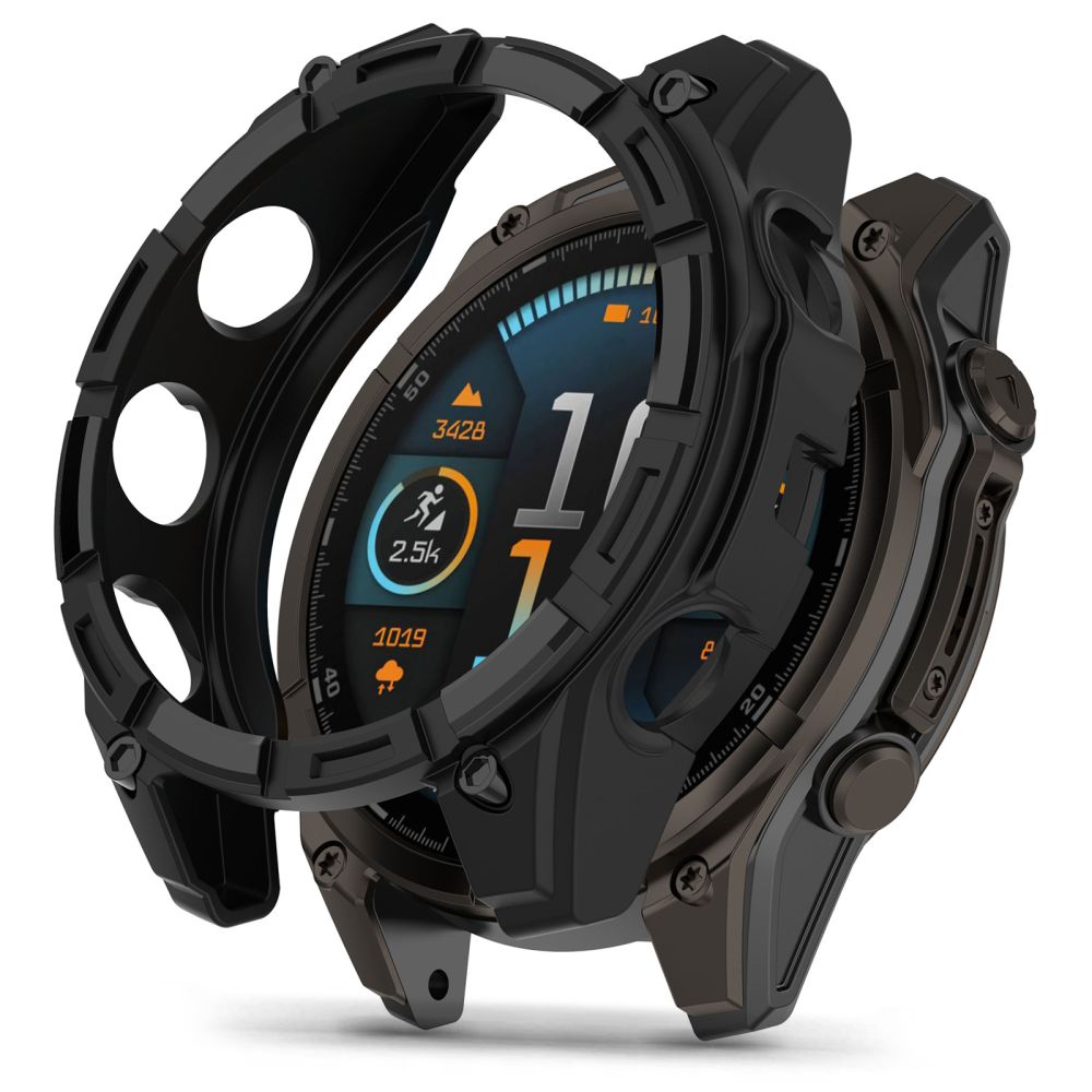 Tech-Protect Defense Air Ümbris jaoks Garmin Fenix 8 47mm - Must