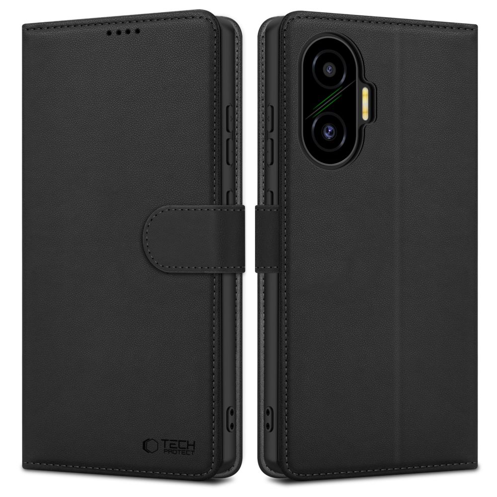 Tech-Protect Wallet Ümbris jaoks Xiaomi Poco F7 5G - Must