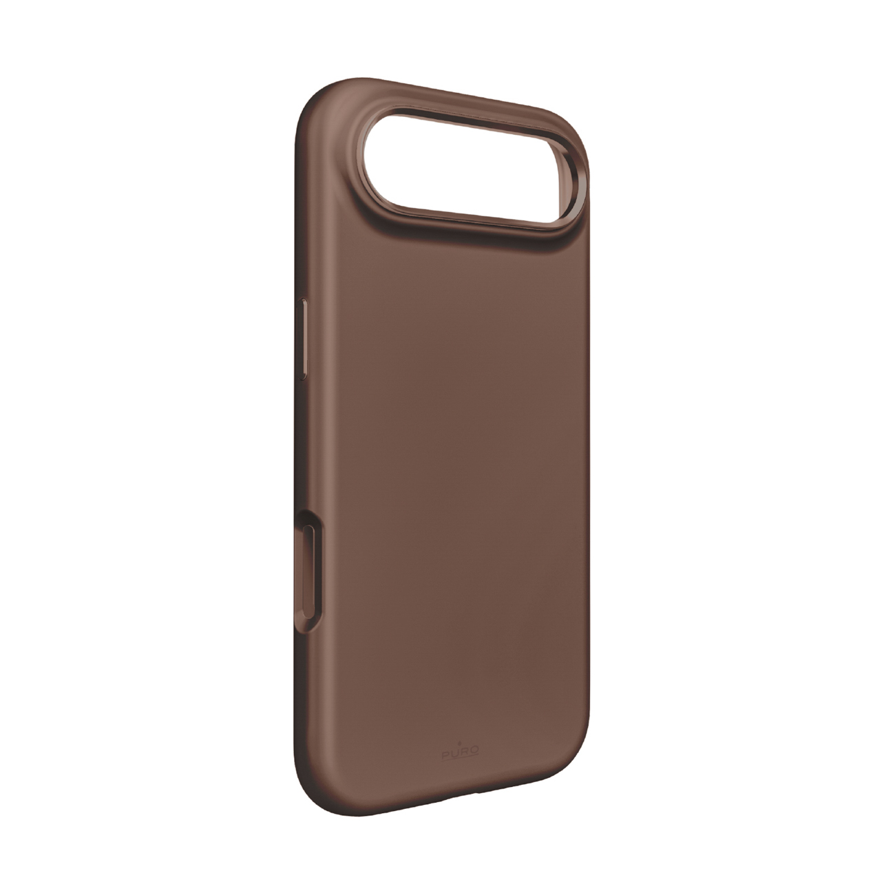 Pure Icon Mag Pro Liquid Silicone Ümbris jaoks iPhone 17 Air, MagSafe Compatible, with Camera Protection and Aluminum Buttons - Brown