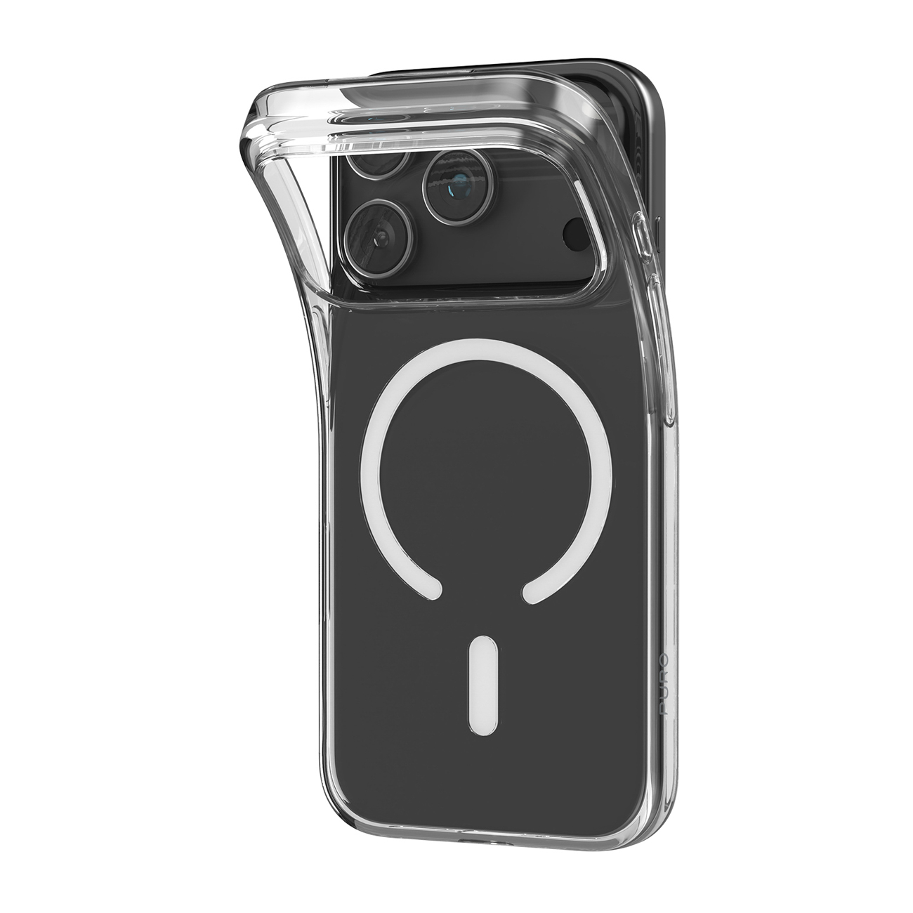 Puro 0.3 MAG Ultra-Slim TPU Ümbris Compatible with MagSafe jaoks iPhone 17 Pro Max - Läbipaistev