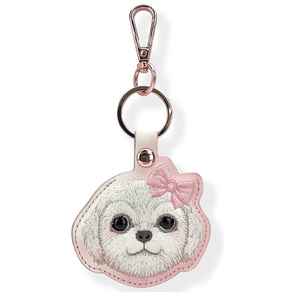 NIMMY ümbris jaoks tracker / keychain BIG EYED PET 2.0 Dog roosa