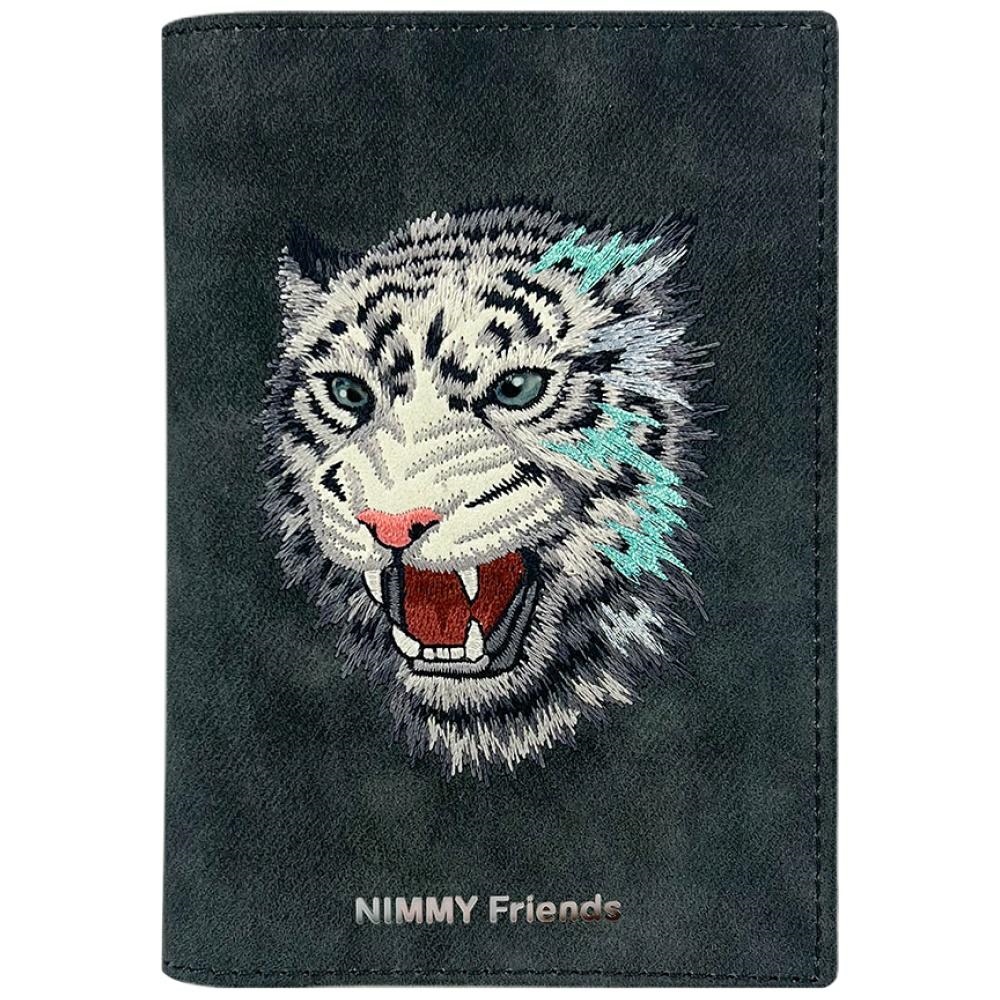 Nimmy Raptor Tiger Passport/Wallet Ümbris - Dark Hall