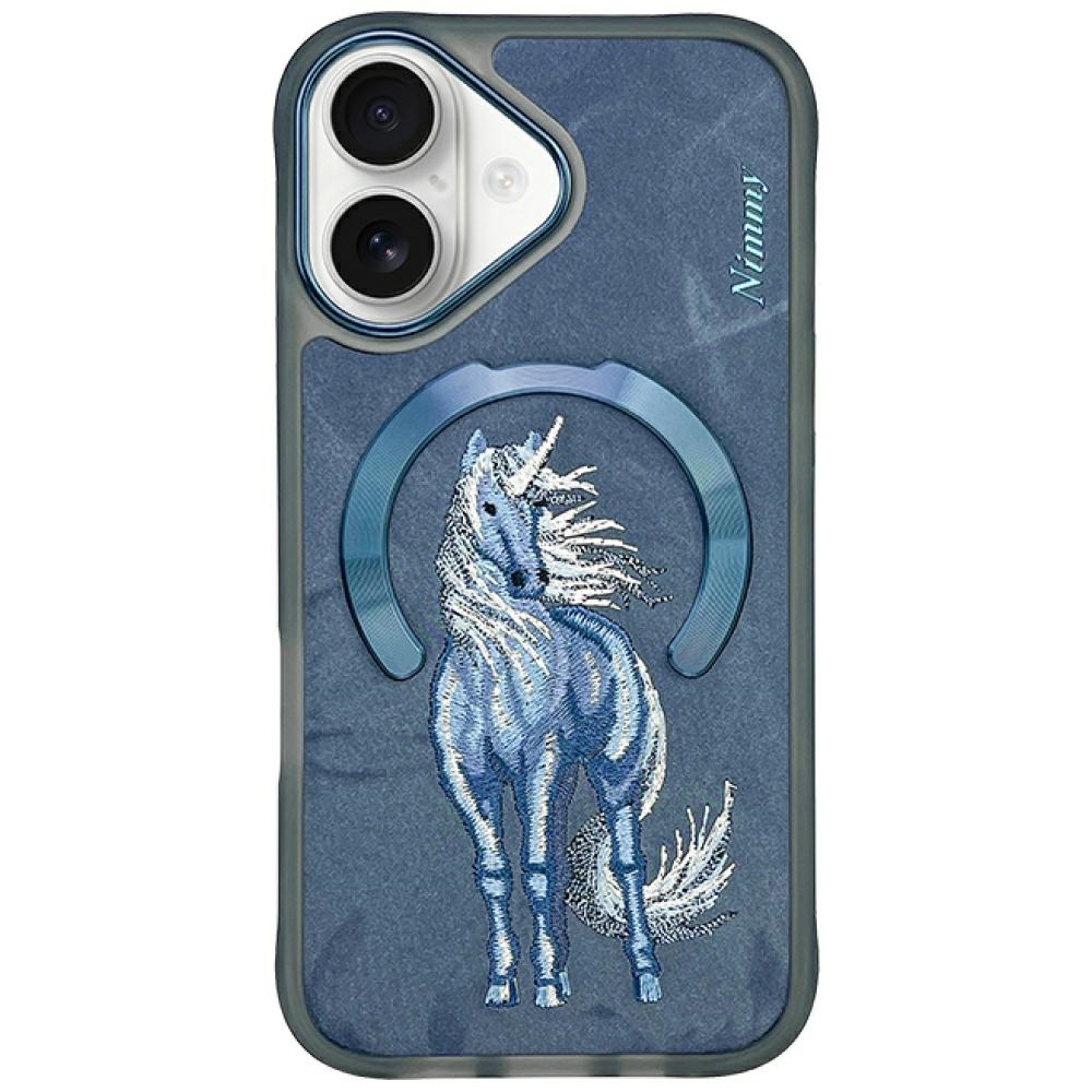 Nimmy Magnetic Fantasy Animal MagSafe Ümbris jaoks iPhone 16 - Sinine