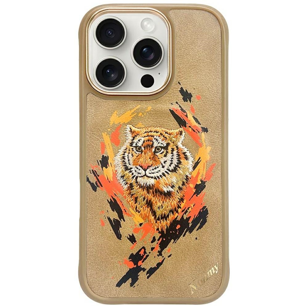 Nimmy Tiger MagSafe ümbris jaoks iPhone 16 Pro - brown