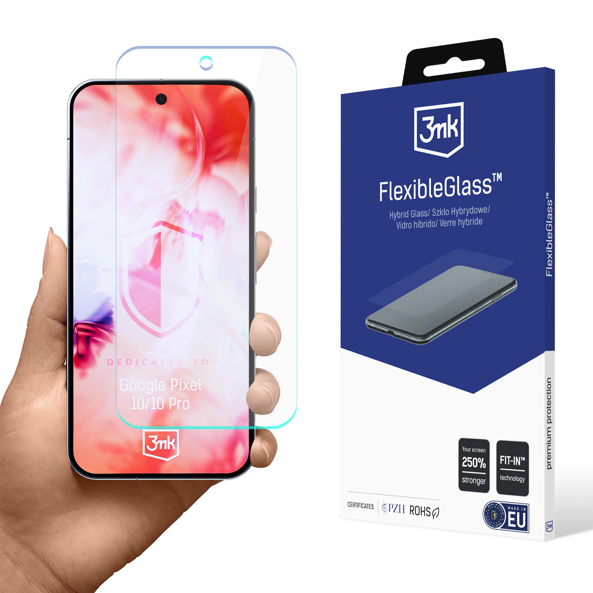 3mk FlexibleGlass Hybrid Glass jaoks Google Pixel 10 / 10 Pro