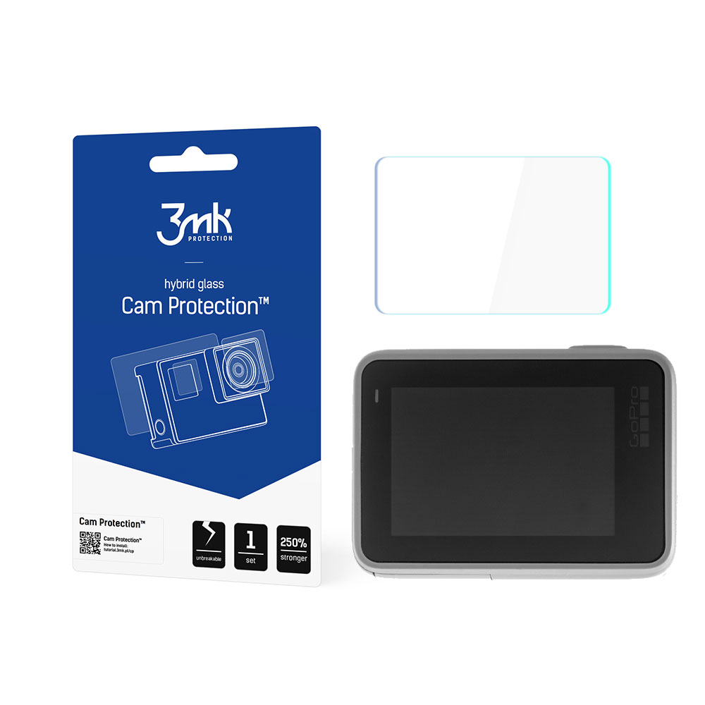3mk Cam Protection Glass jaoks GoPro HERO 7