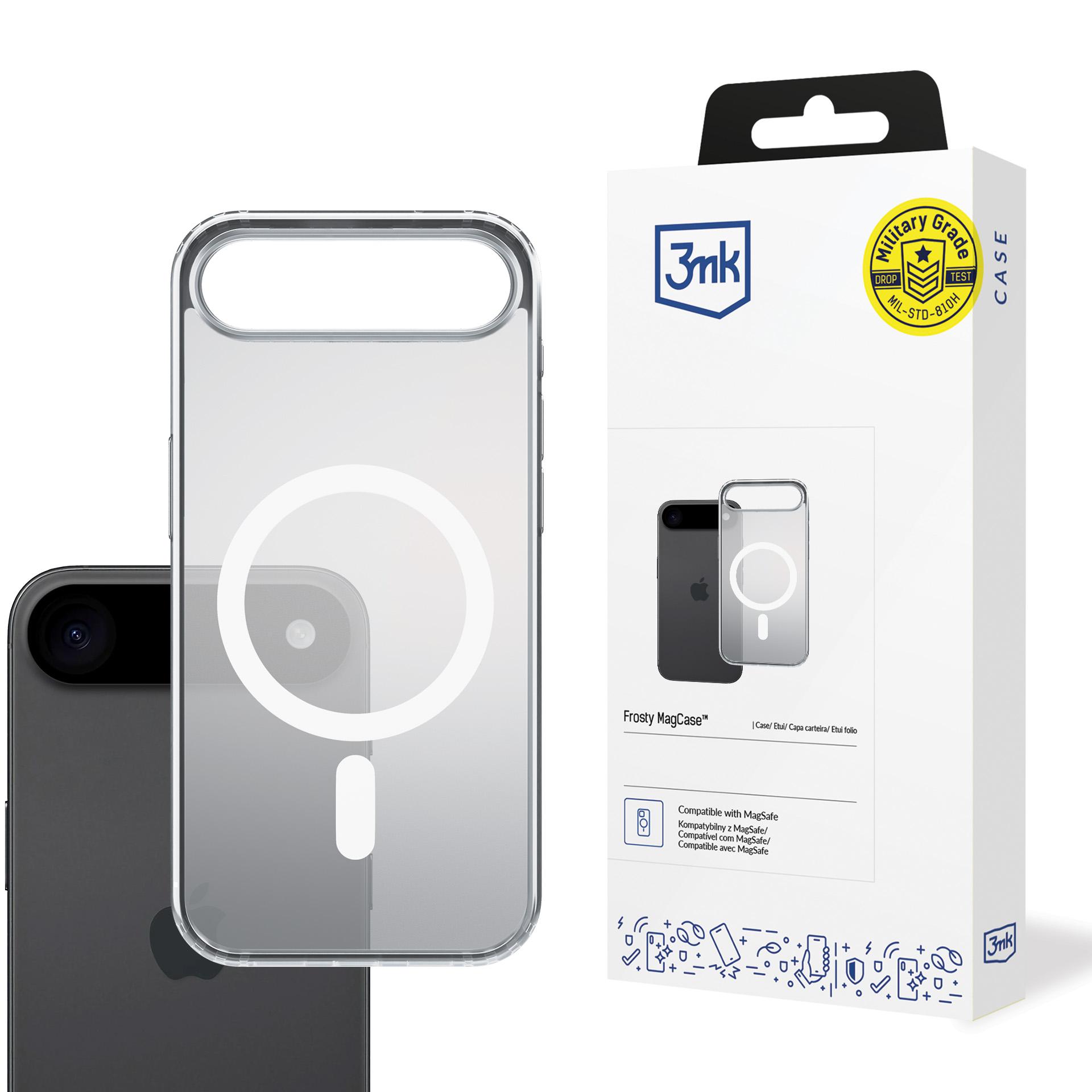 3mk Frosty MagCase jaoks iPhone 17 Air - Valge