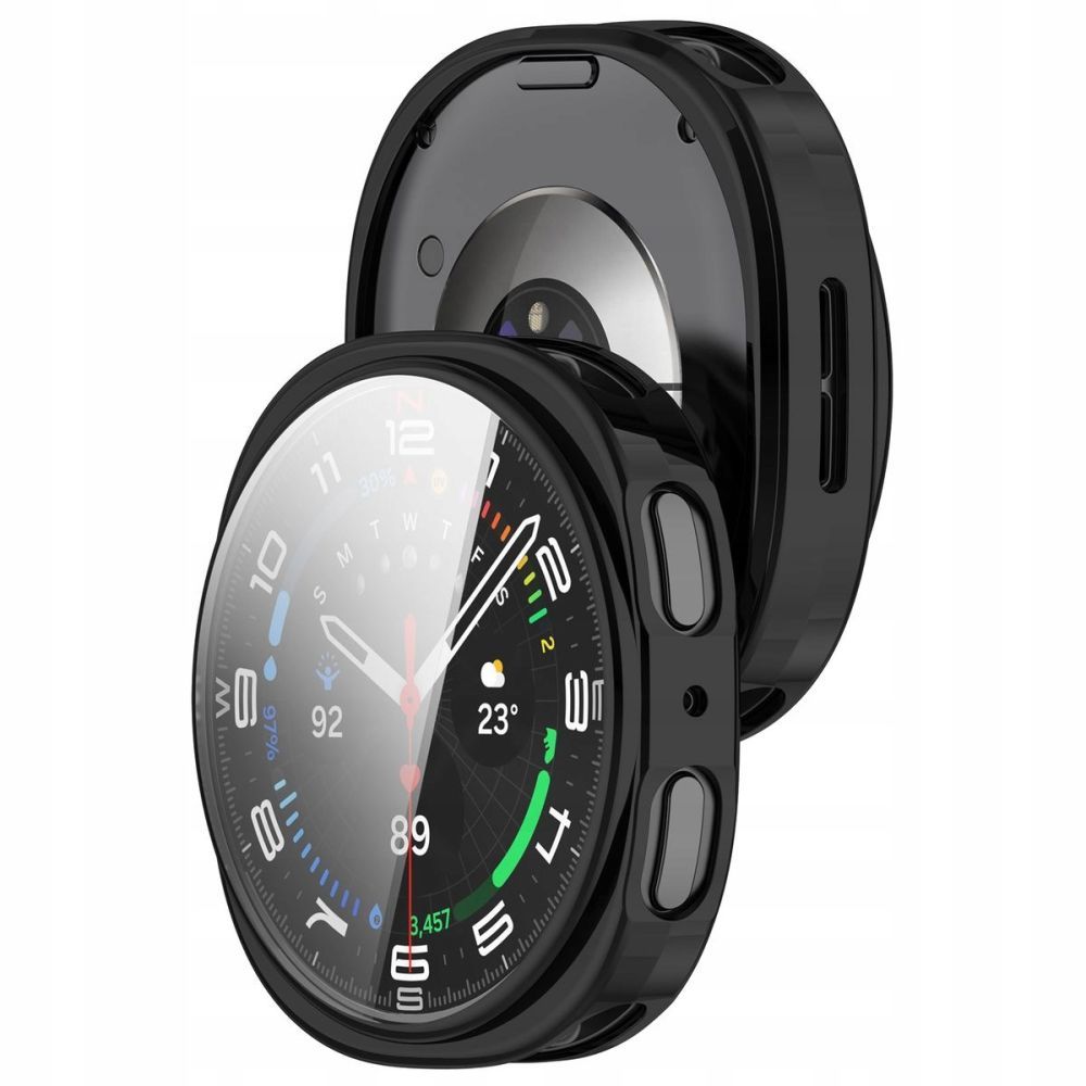 Tech-Protect Defense Ümbris jaoks Samsung Galaxy Watch 8 40mm - Must