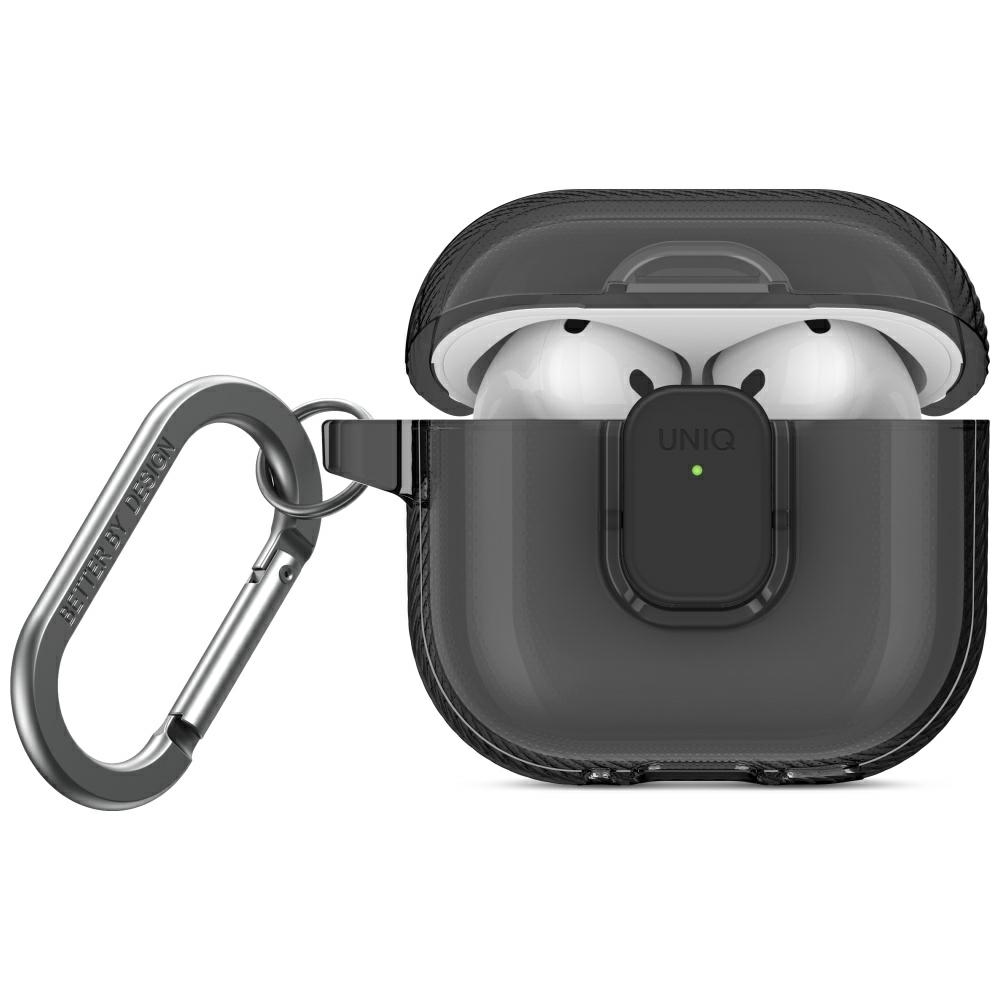 Uniq Glase Pro Ümbris jaoks AirPods 4 - Must