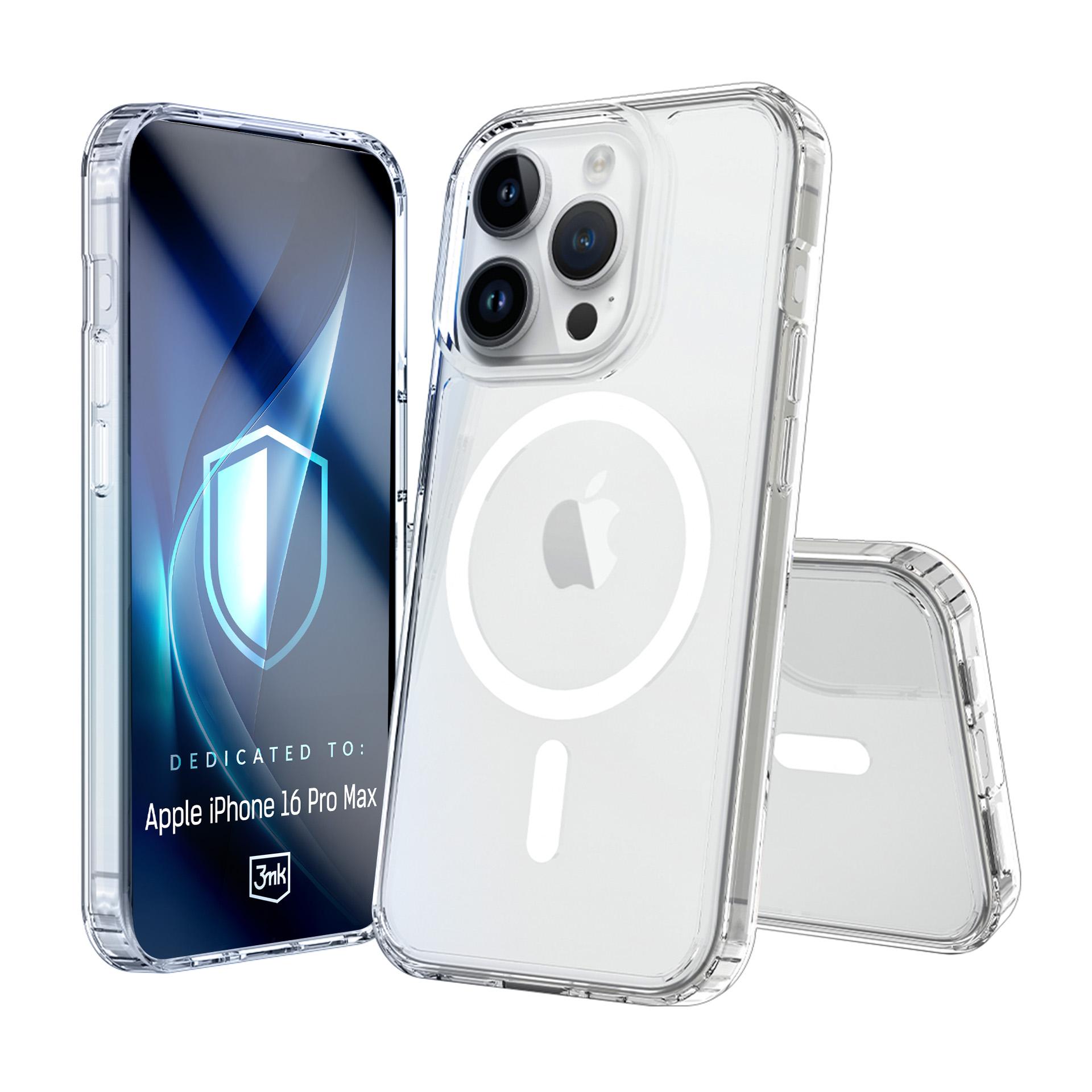 3mk Armor MagCase jaoks iPhone 16 Pro Max - Läbipaistev