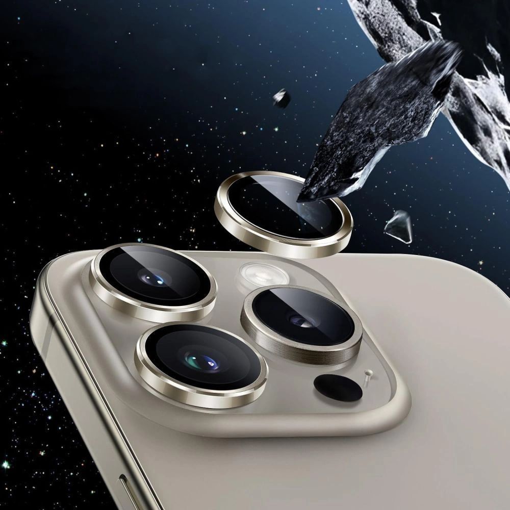 Tech-Protect Camring Fit+ Camera Cover jaoks iPhone 14 Pro / Max / 15 Pro / Max / 16 Pro / Max / 17 Pro / Max - Clear