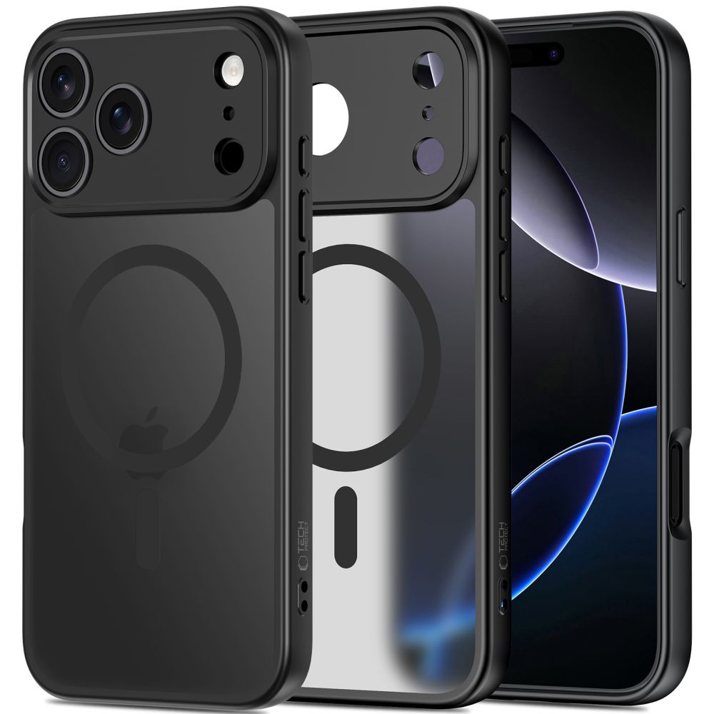 Tech-Protect BasicMag MagSafe Ümbris jaoks iPhone 17 Pro - Matt Must