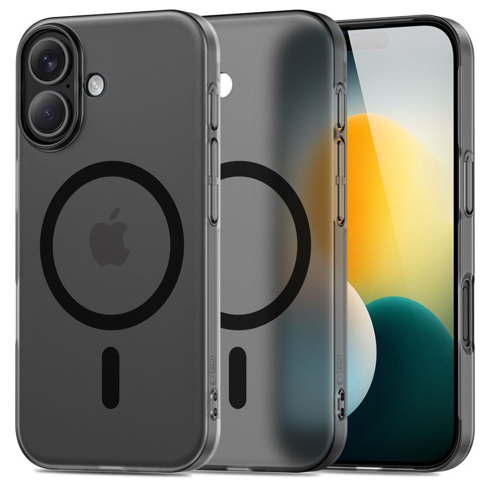 Tech-Protect MagSlim MagSafe ümbris jaoks iPhone 17 - matt must