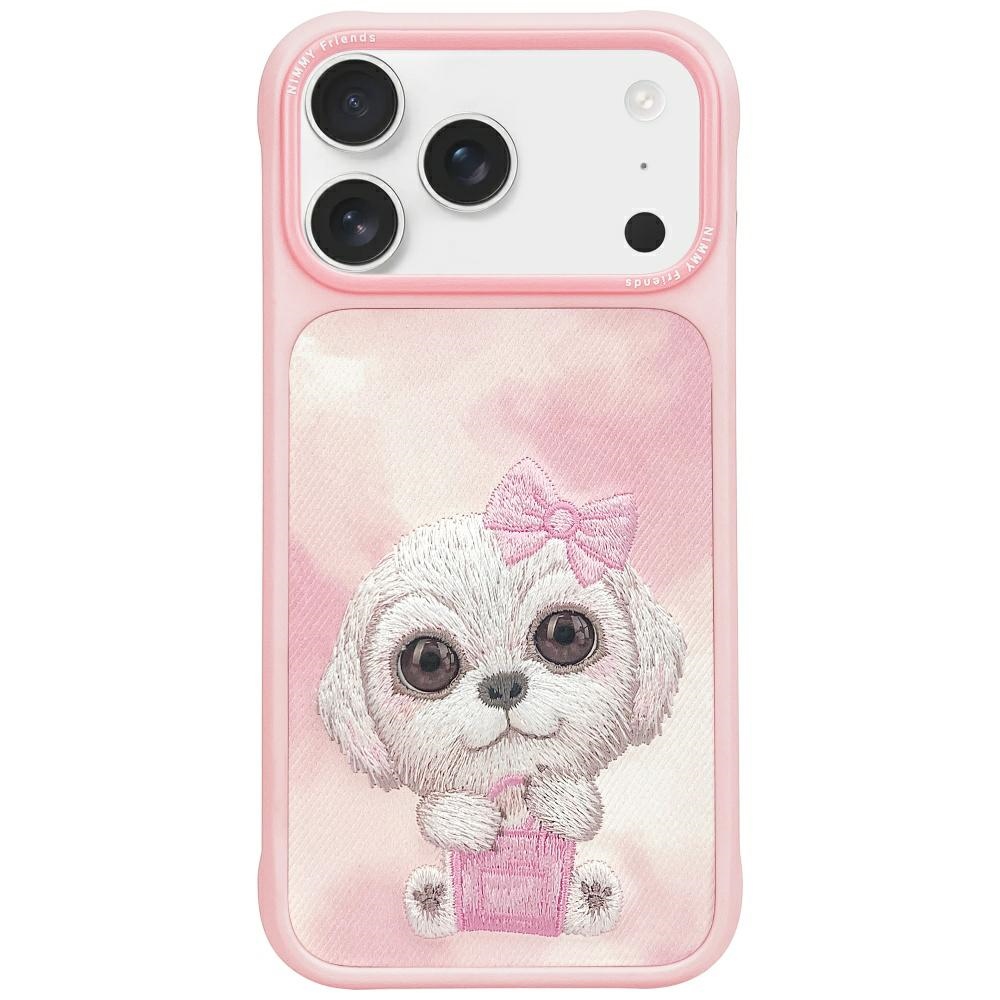 NIMMY ümbris BIG EYED PET 2.0 Dog jaoks IPHONE 17 Pro roosa