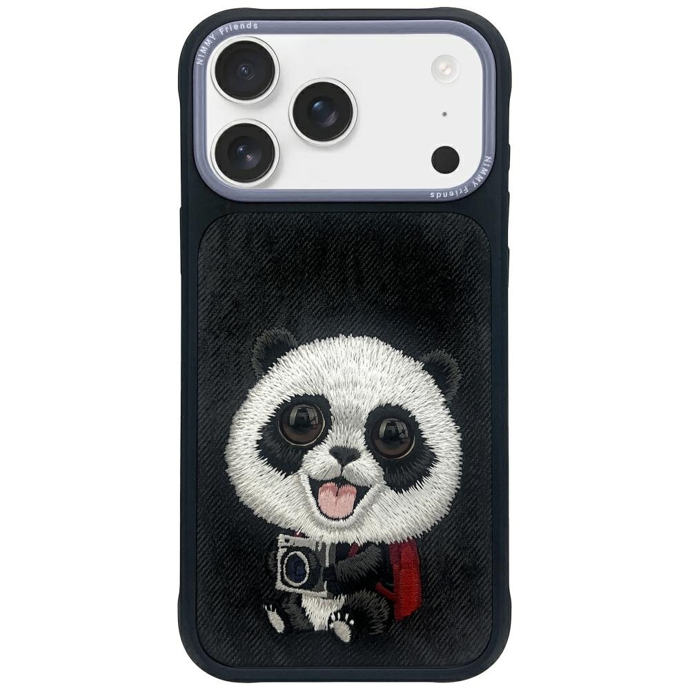 Nimmy Big Eyed Pet 2.0 Panda ümbris jaoks iPhone 17 Pro - must