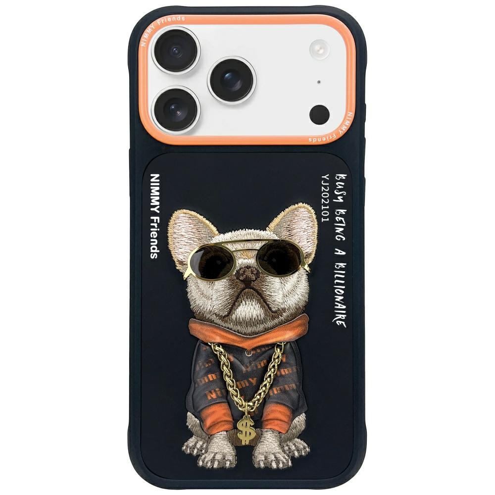 NIMMY ümbris GLASSES COOL DOG jaoks IPHONE 17 Pro must
