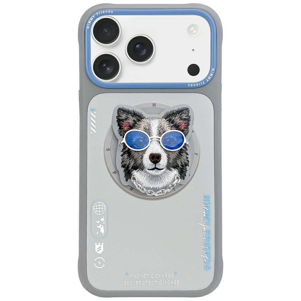 Nimmy Glasses Cool Dog MagSafe Ümbris jaoks iPhone 17 Pro - Hall